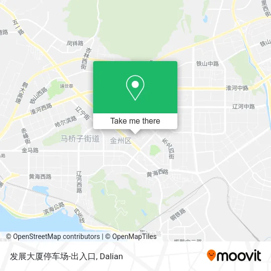 发展大厦停车场-出入口 map