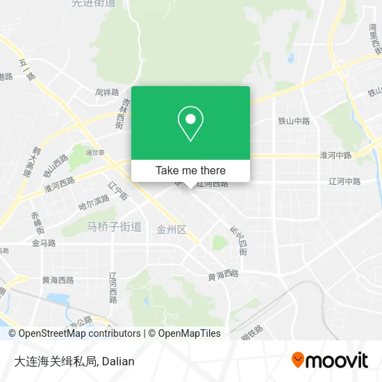 大连海关缉私局 map