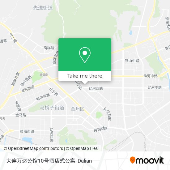 大连万达公馆10号酒店式公寓 map