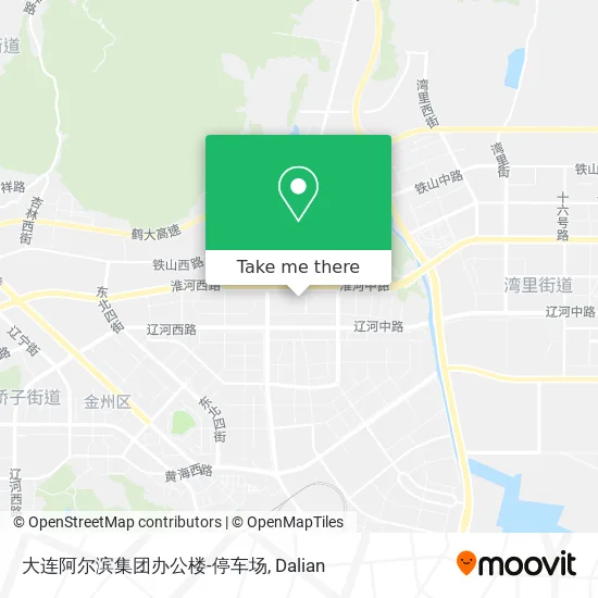 大连阿尔滨集团办公楼-停车场 map