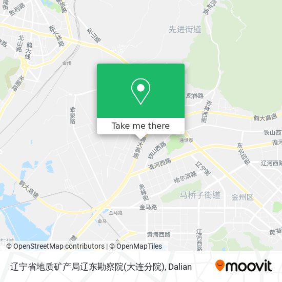 辽宁省地质矿产局辽东勘察院(大连分院) map