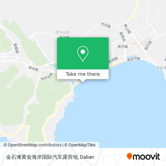 金石滩黄金海岸国际汽车露营地 map