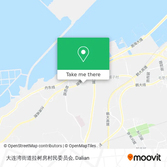 大连湾街道拉树房村民委员会 map