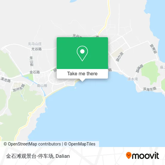 金石滩观景台-停车场 map