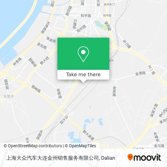 上海大众汽车大连金州销售服务有限公司 map
