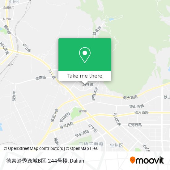 德泰岭秀逸城B区-244号楼 map