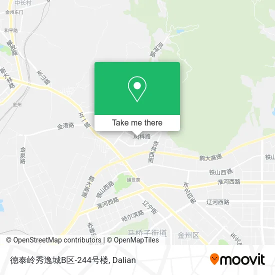 德泰岭秀逸城B区-244号楼 map