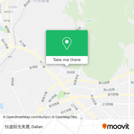 恒盛阳光美麓 map