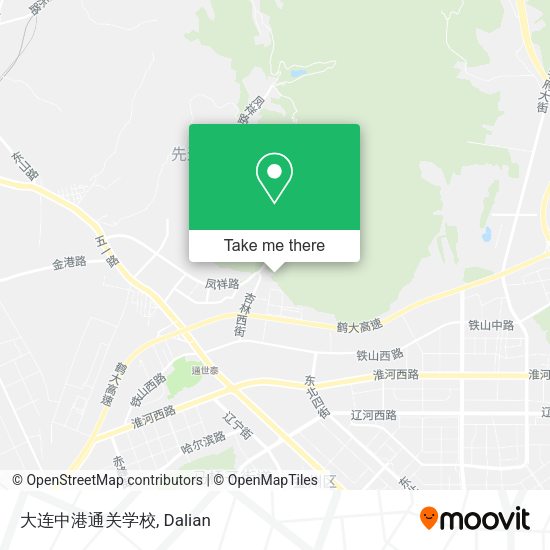 大连中港通关学校 map