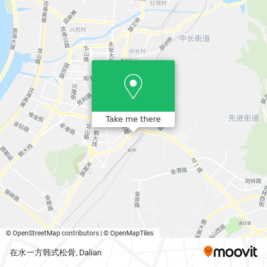 在水一方韩式松骨 map