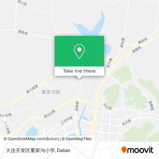 大连开发区董家沟小学 map