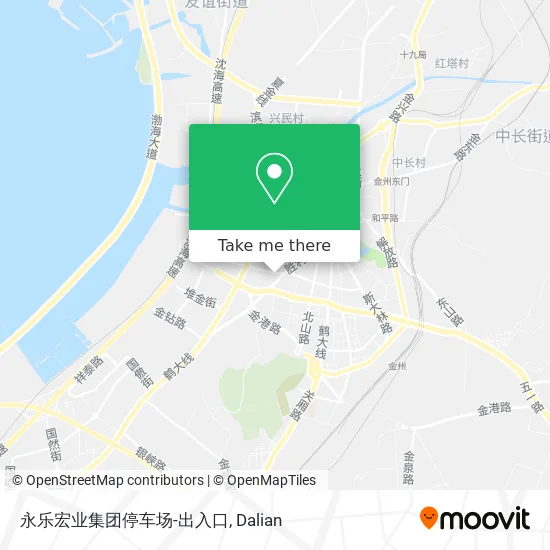 永乐宏业集团停车场-出入口 map