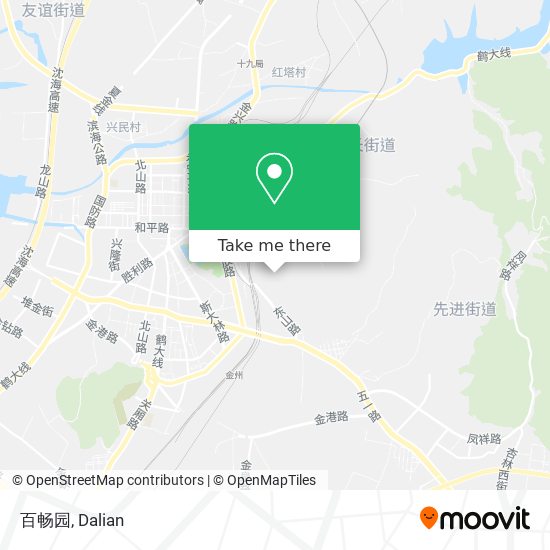 百畅园 map