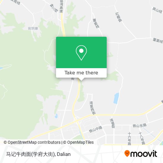 马记牛肉面(学府大街) map