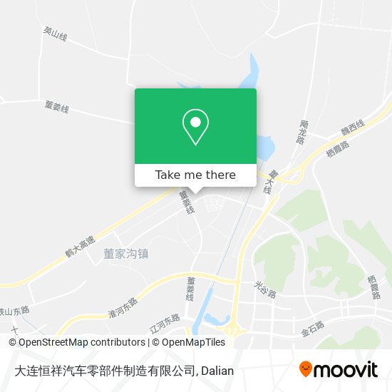 大连恒祥汽车零部件制造有限公司 map