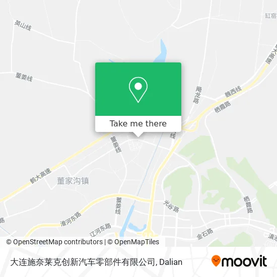 大连施奈莱克创新汽车零部件有限公司 map