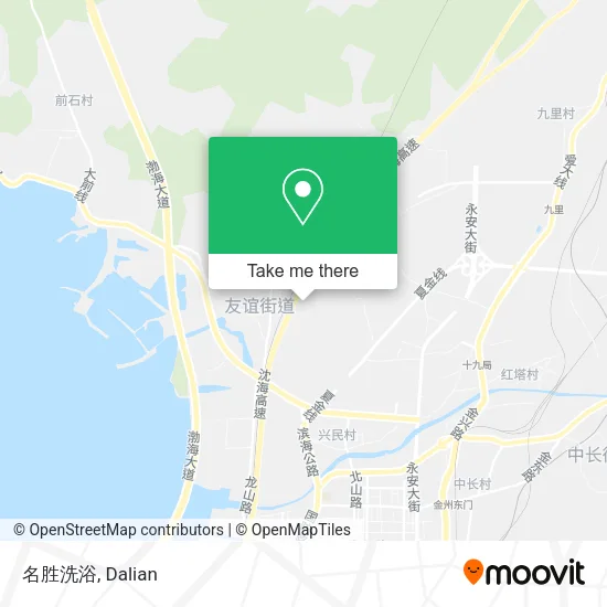 名胜洗浴 map