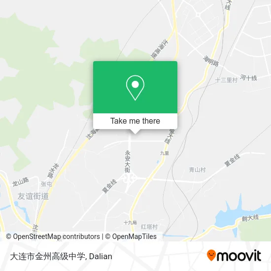 大连市金州高级中学 map