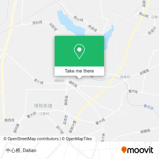 中心桥 map