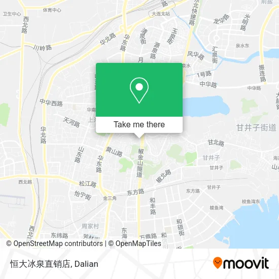 恒大冰泉直销店 map
