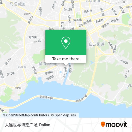 大连世界博览广场 map