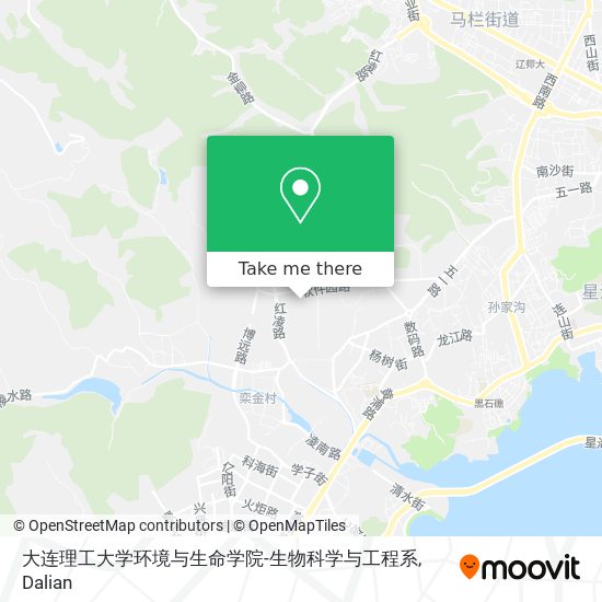 大连理工大学环境与生命学院-生物科学与工程系 map