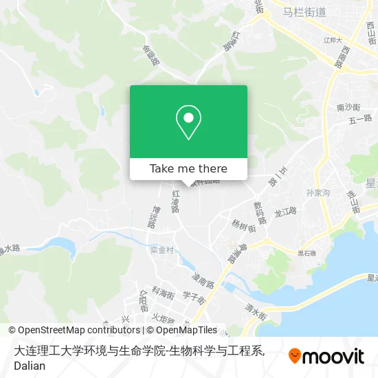 大连理工大学环境与生命学院-生物科学与工程系 map