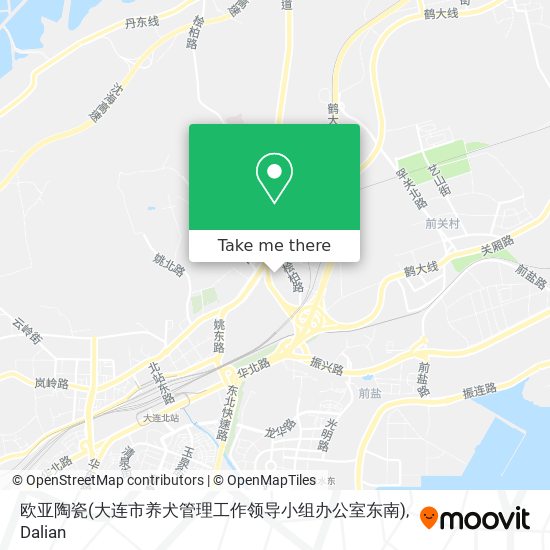 欧亚陶瓷(大连市养犬管理工作领导小组办公室东南) map