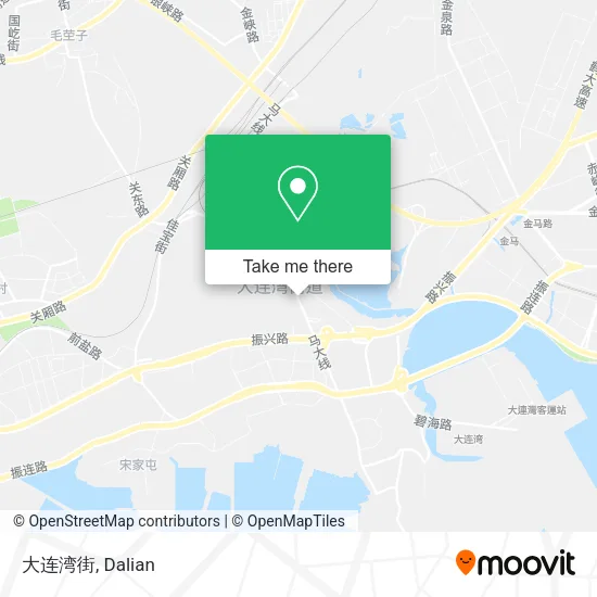 大连湾街 map