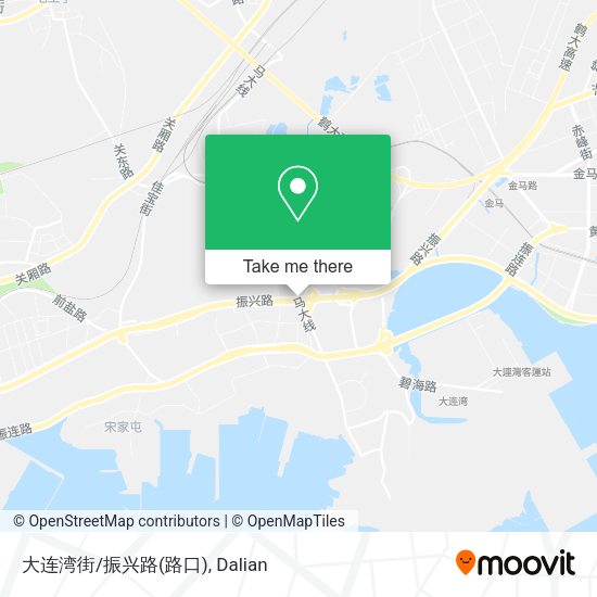大连湾街/振兴路(路口) map