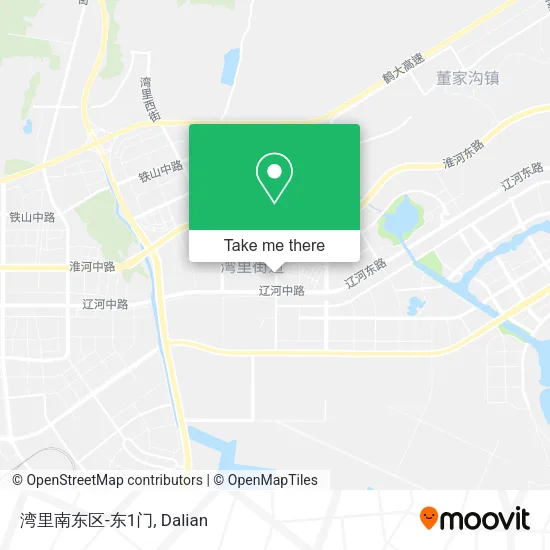 湾里南东区-东1门 map