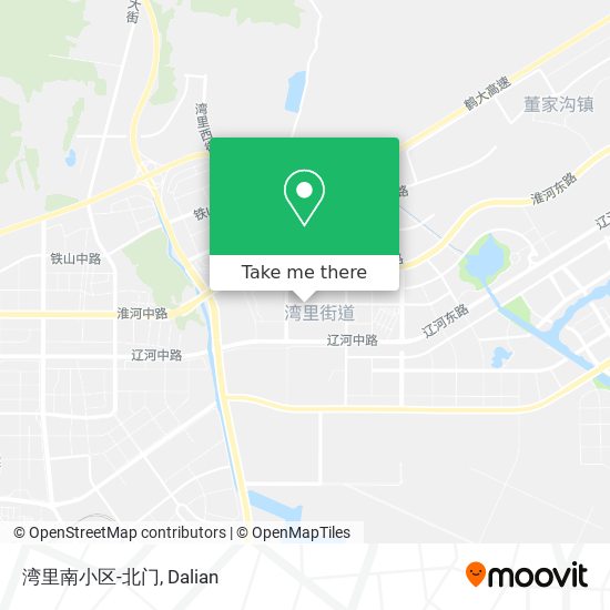 湾里南小区-北门 map