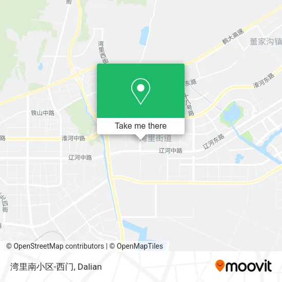 湾里南小区-西门 map