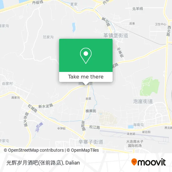光辉岁月酒吧(张前路店) map