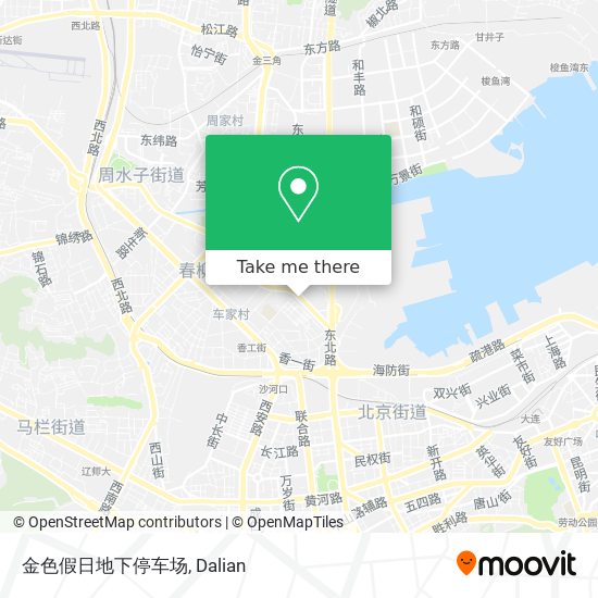 金色假日地下停车场 map