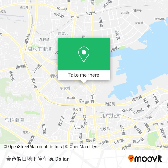 金色假日地下停车场 map