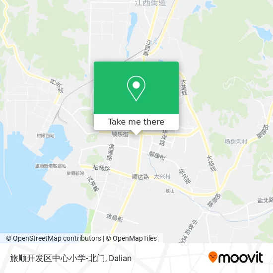 旅顺开发区中心小学-北门 map