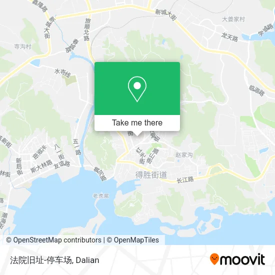法院旧址-停车场 map