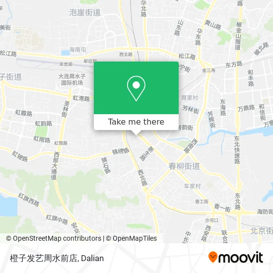 橙子发艺周水前店 map
