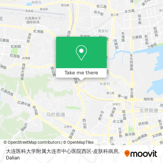 大连医科大学附属大连市中心医院西区-皮肤科病房 map