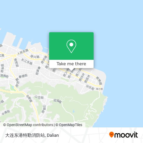 大连东港特勤消防站 map