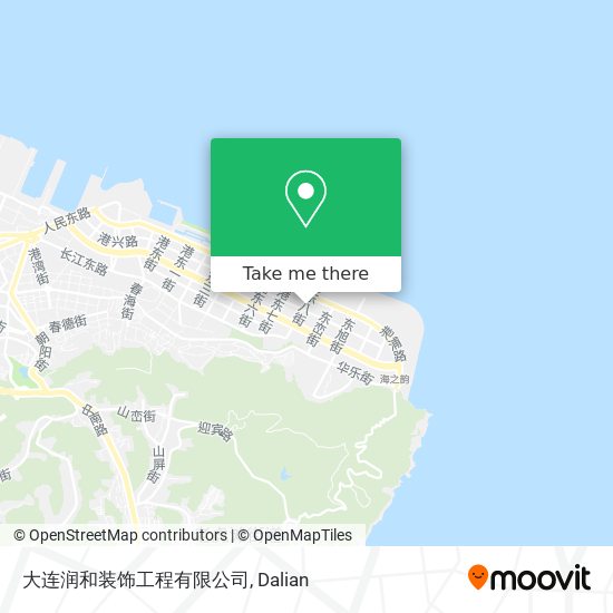 大连润和装饰工程有限公司 map
