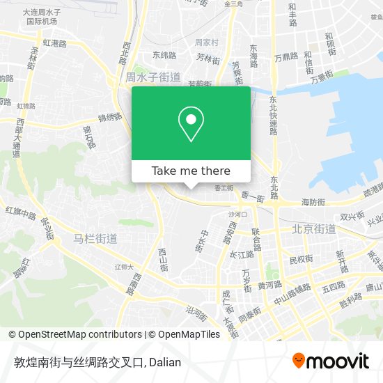 敦煌南街与丝绸路交叉口 map