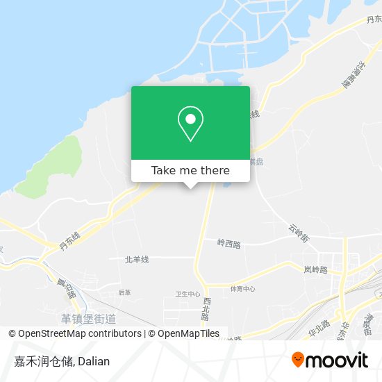 嘉禾润仓储 map