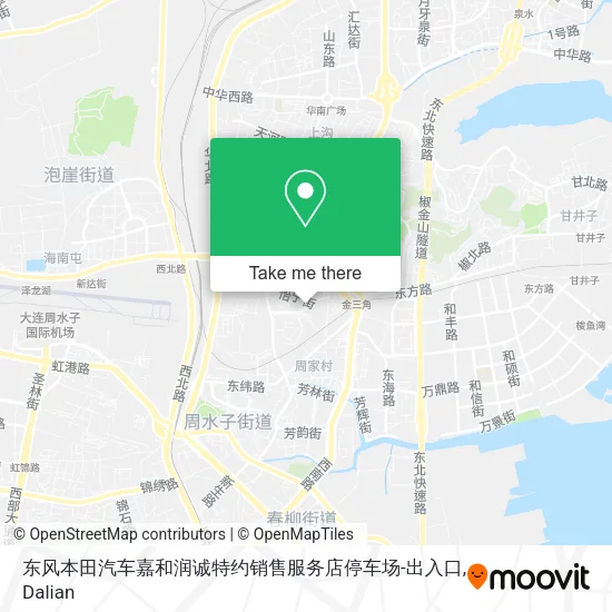 东风本田汽车嘉和润诚特约销售服务店停车场-出入口 map