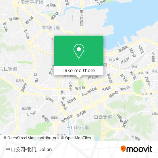 中山公园-北门 map