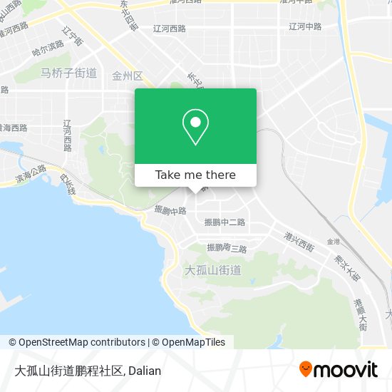 大孤山街道鹏程社区 map