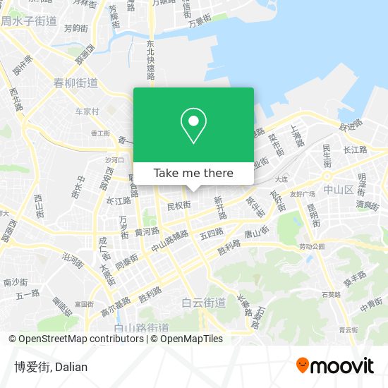 博爱街 map