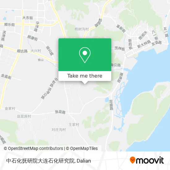中石化抚研院大连石化研究院 map