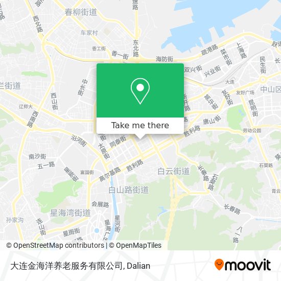 大连金海洋养老服务有限公司 map